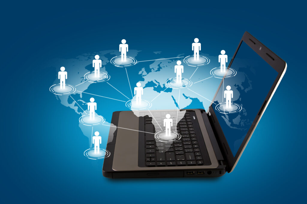 The Importance of Networking in Personal Branding. Social networking concept.